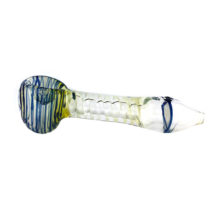 Blue Tornado Glass Pipe 13cm