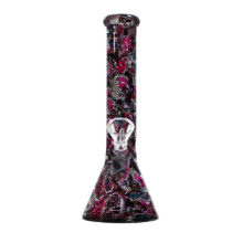 Mexican Flowers Glass Bong