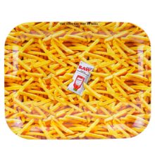 RAW French Fries Large Metal Rolling Tray