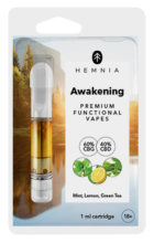 Hemnia Cartridge Awakening – 60 % CBG, 40 % CBD, Lemon, Mint, Green Tea, 1 Ml